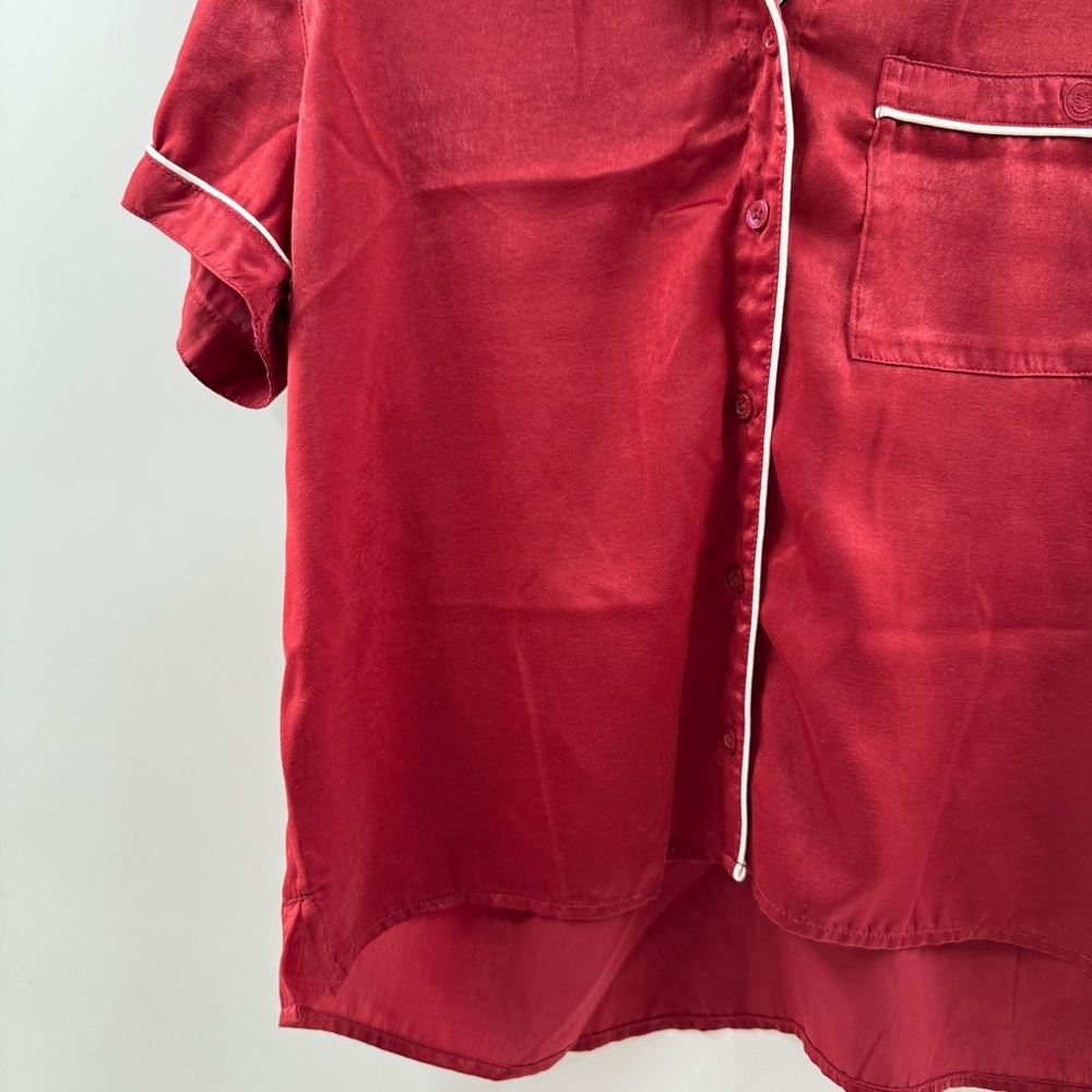 Gilly Hicks Red Satin Pajama Set – Women’s M - Picture 4 of 11